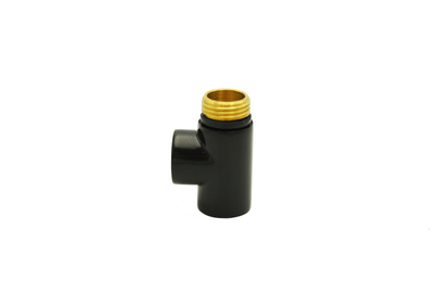 TEE 1/2" TO THE BATHROOM HEATER BLACK (TR1/2B)